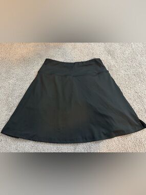 Women's Black Stretch Skort Classic Casual